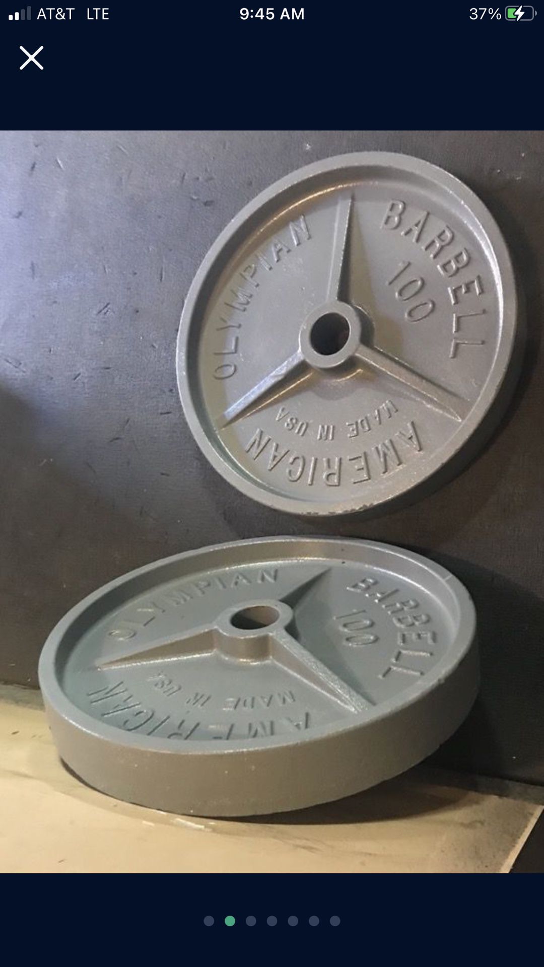 American Olympian Barbell Olympic Weight Plates