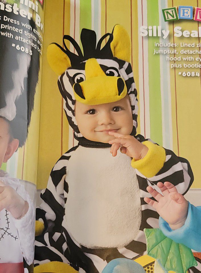 Infant zebra halloween costume