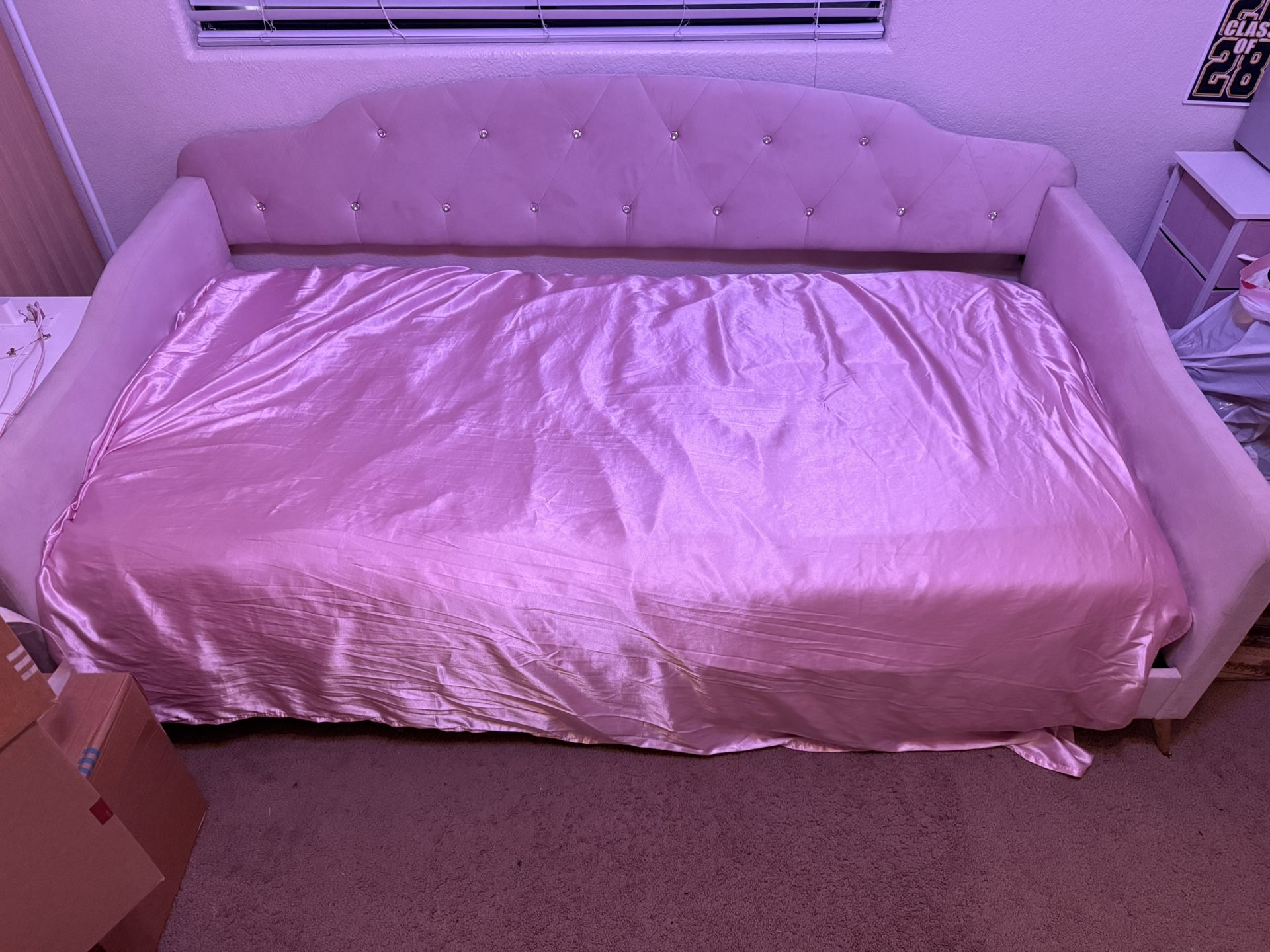 Pink Day Bed Twin Princess