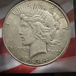 1934 USA Morgan Dollar Toner