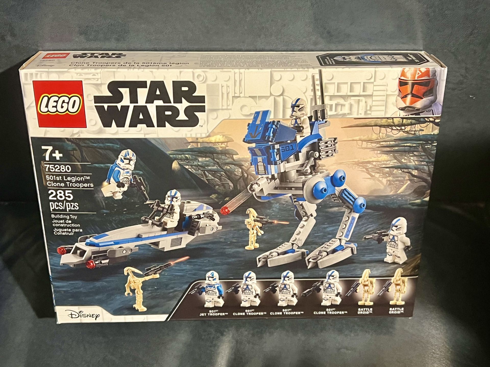 NIB Retired Lego Star Wars #75280, 501st Legion Clone Troopers
