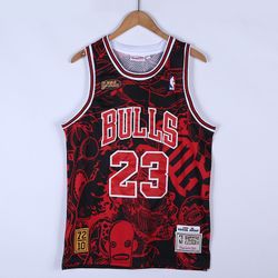 Chicago Bulls Michael Jordan Hebru Brantley Jersey