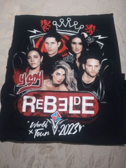 rebelde tour shirt