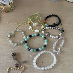 assorted bracelets 