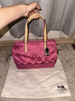 Pink Coach bag