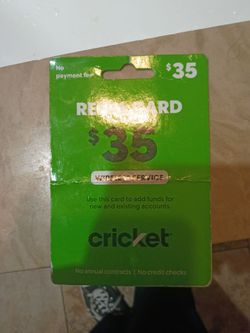 Pre paid cricket service 35prepaid