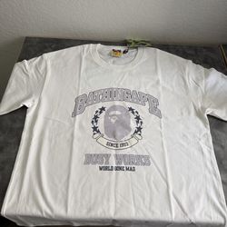 Bape, White, Large