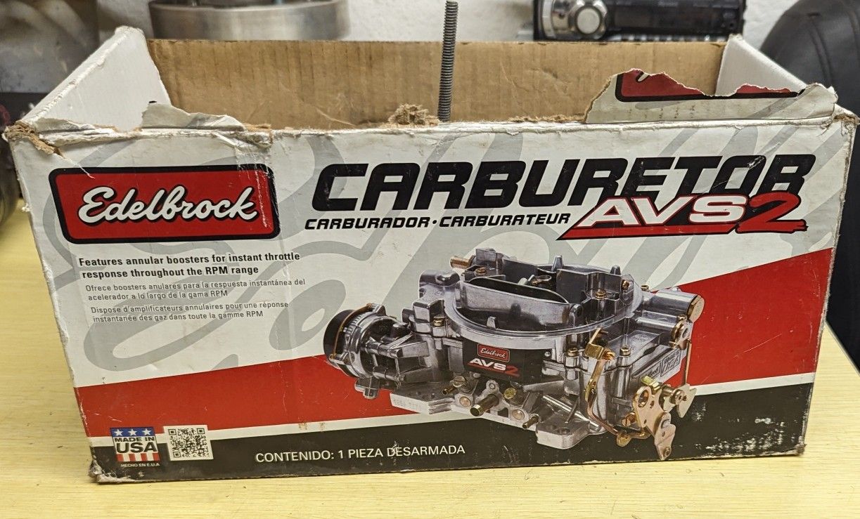 Edelbrock Four Barrel Carburetor Thunder Series AVS2 for Sale in Las