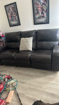 Costco leather couch