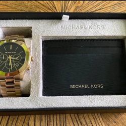 Men’s Michael kors gold tone watch