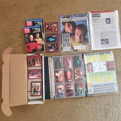 1991 ALL STAR TREK- TRADING CARDS ,TVGUIDE ,MAGAZINE, NEWSPAPER RODDENBERRY DIES