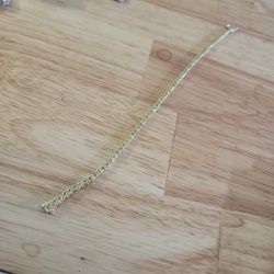 14k Real Canary Diamond Bracelet