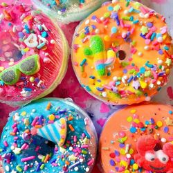 Jumbo Beach Party Donut Bath Bombs 