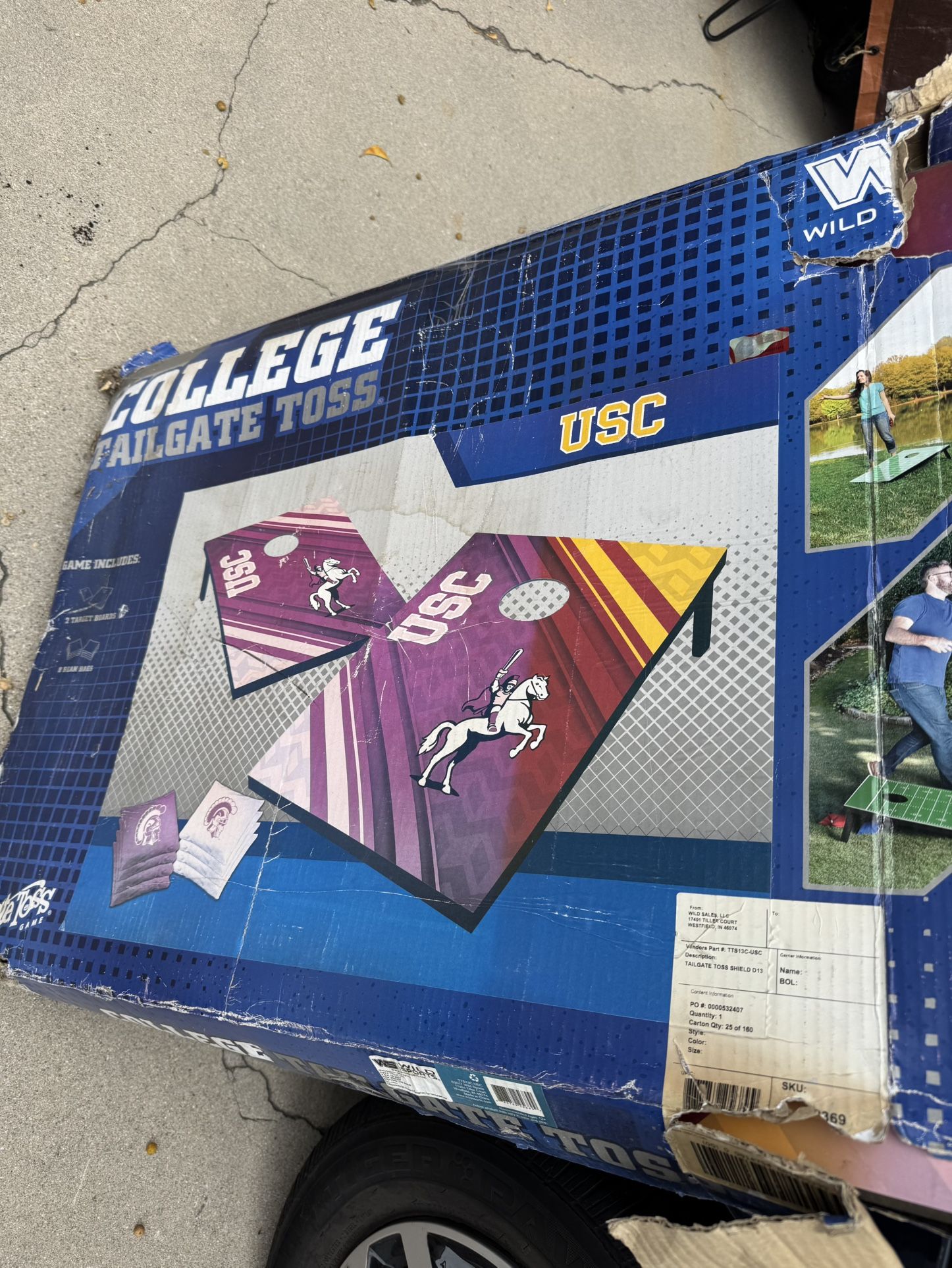 Cornhole Game USC trojans