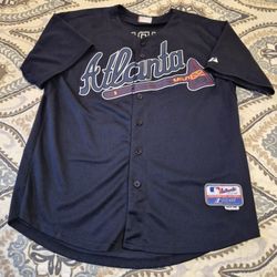 Deion Sanders Atl Braves Jersey - Mn (Sz Lg)