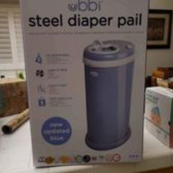 Ubbibsteel diaper pail AND Fridababy 4-Piece Sick Day Prep Kit