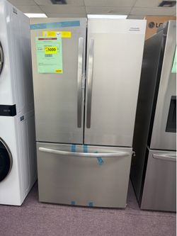 Frigidaire Standard-Depth 28.8-cu ft 3 -Door 36-in Wide with Ice Maker ( Smudge-Proof Stainless Steel) ENERGY STAR Certified