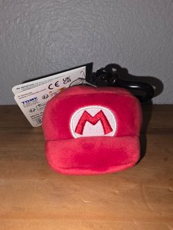 Nintendo Mario Hat Plush Clip-On Keychain