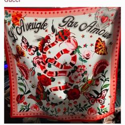 Womens Silk Gucci Scarf 