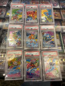 Pokemon 1st Partner PSA 10 Sequential Set