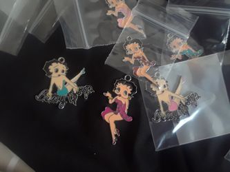 Betty Boop charm pendants