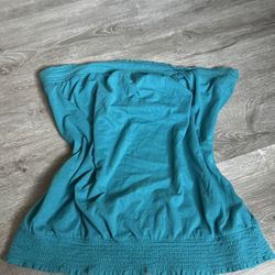 Turquoise Tube Top