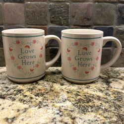 Vintage coffee mugs