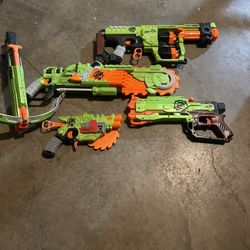 Zombie Nerf Gun Set (Comes With Nerf Bullets)
