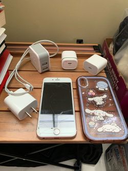 iPhone 6 Bundle + 3 Chargers + Cable + Cinnamoroll XS Case