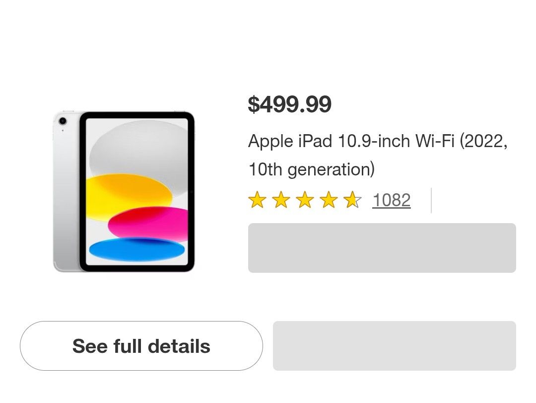 iPad 10th Gen. 10.9 Inch New