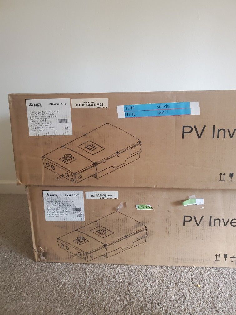 7.6kW PV Inverter : Delta SOLIVIA-7600TL 7.6KW 2-MPPT Inverter