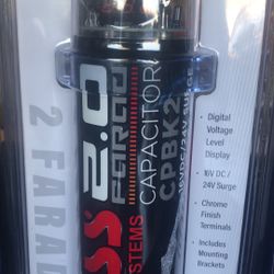 Boss Capacitor 2 .0 FARAD 16 V DC / 24 V Surge