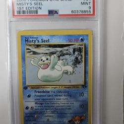 2000 Pokémon Gym Chal Misty’s Seel 1st Edition #91 PSA 9 