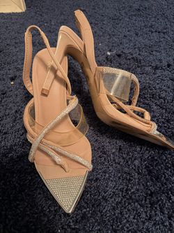 Pointed Rhinestone Heels