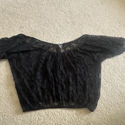 Black Lace Top