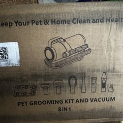 Pet Grooming Kit And Vacuum  