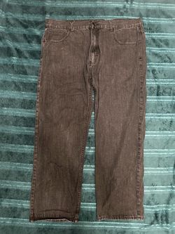 Dark Brown Denim Jeans