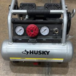 Husky 1 Gal. 135 PSI Portable Electric Quiet Air Compressor