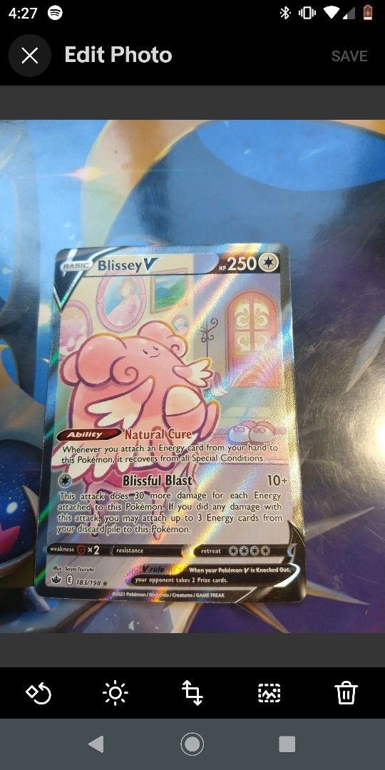 Pokemon TCG: Chilling Reign - Blissey V 183/198 (Alternate Full Art Holo Rare)