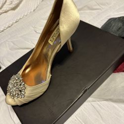 Champagne Colored Wedding Heel