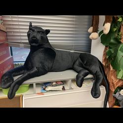 “Bagheera Looking” Black Panther Stuffed Animal