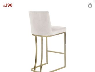 2 high velvet chairs