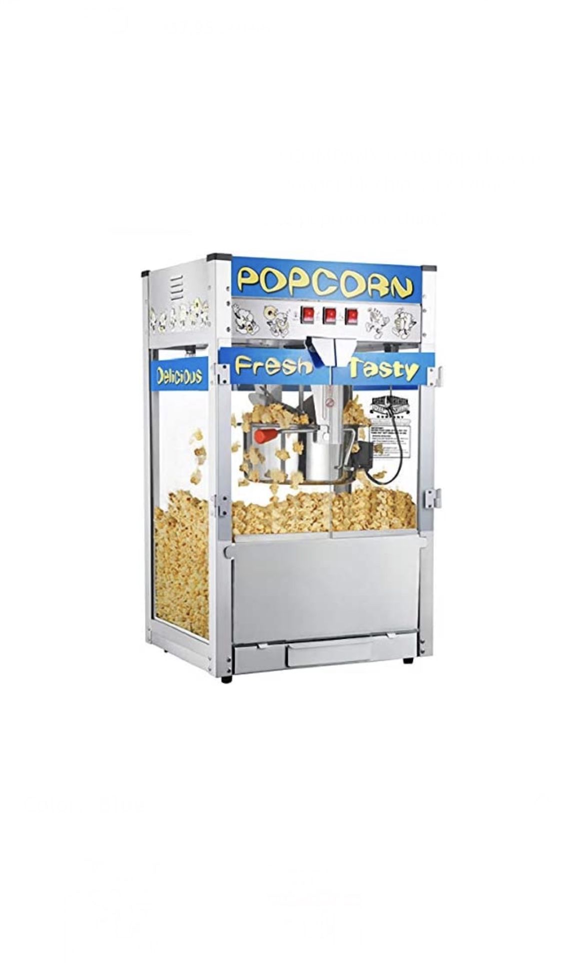 16- 54  GREAT NORTHERN POPCORN COMPANY 6210 Pop Heaven Commercial Quality Popcorn Popper Machine, 12 Ounce