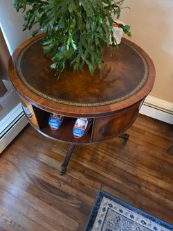 Vintage drum table