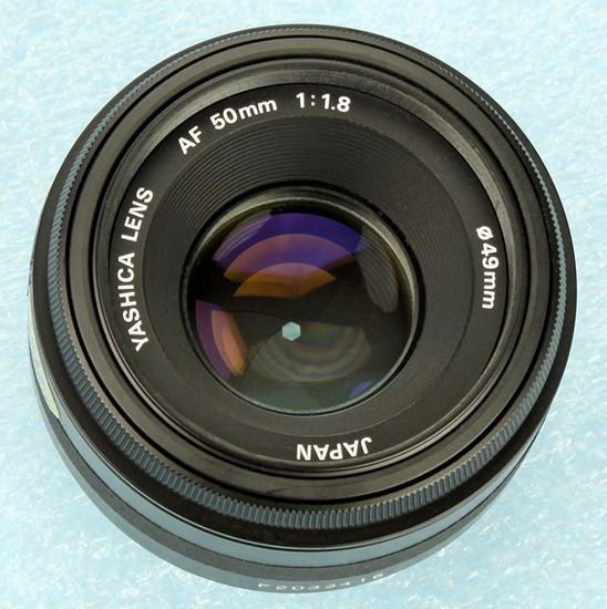 Yashica 50mm f/1.8 lens.