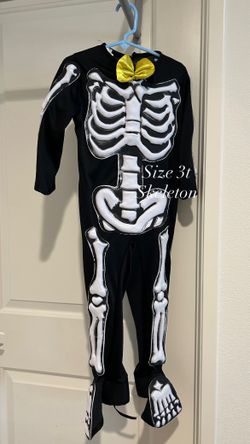 3t Skeleton costume