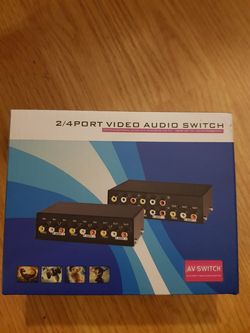 4-Port Composite AV Switch