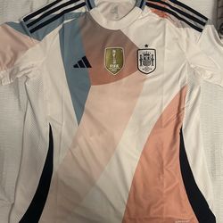 ADIDAS WOMEN'S SPAIN (WOMEN'S TEAM) AWAY JERSEY 25 WHITE SIZE L