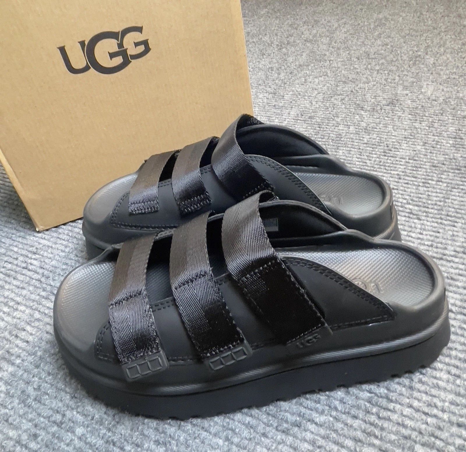 Women's UGG Goldenglow Slide Sandals - Black - Size 6, 7, 8, 9