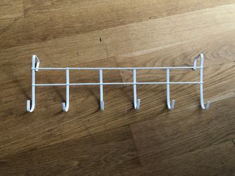 White Over Door Hooks